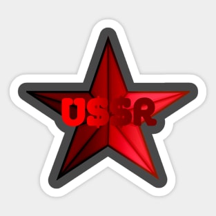 USSR_REDSTAR Sticker